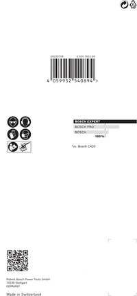 <!-- language missing --> Bosch EXPERT M480 打磨網 93 x 186 毫米 G 400 10 件